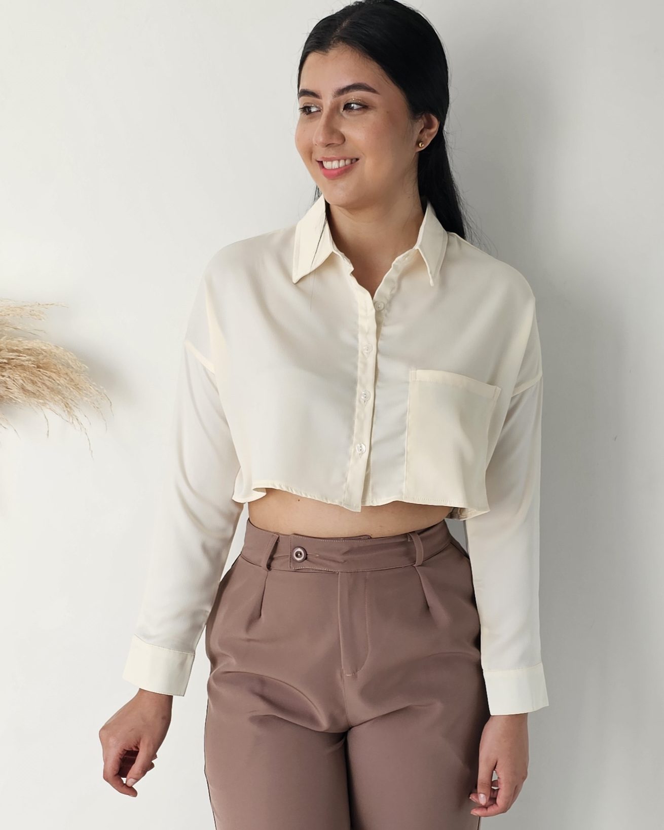 Camisa Crop Oversize Beyonce