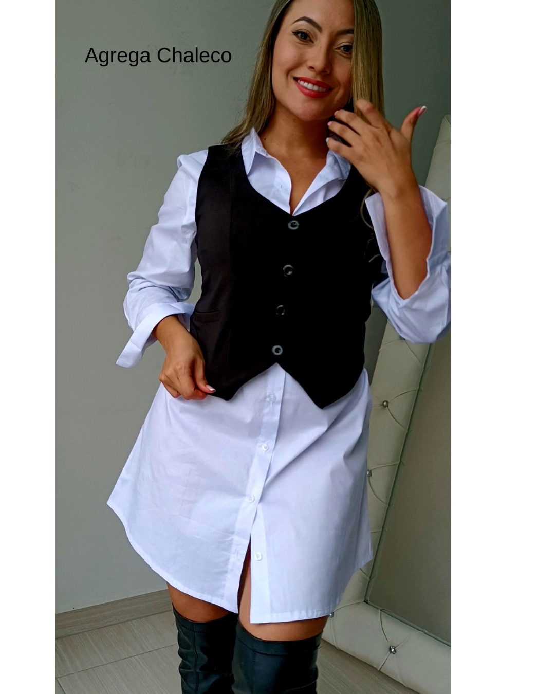 estido corto para mujer en popelina café. Vestido sin mangas elegante de silueta estructurada. Vestido fresco de algodón popelín para clima cálido. Moda femenina Jessi Boutique